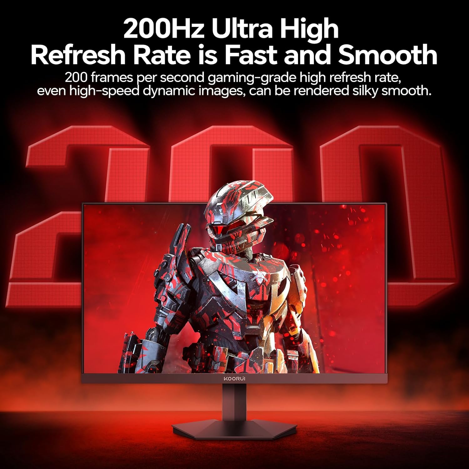 KOORUI G2511P 25-inch IPS FHD 200Hz Gaming Monitor