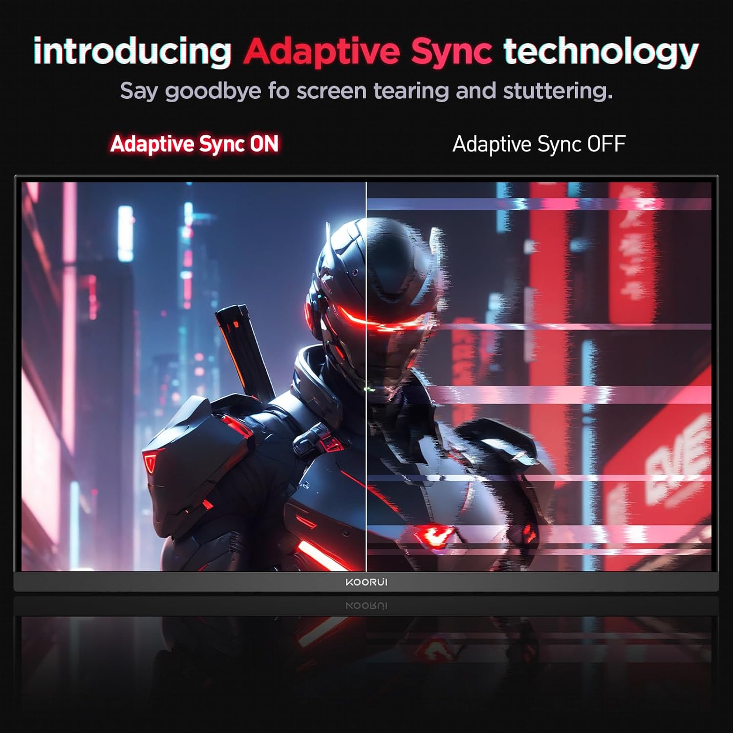 KOORUI G2421V 24-inch IPS QHD 180Hz Gaming Monitor